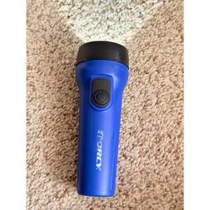 Dorcy LED Flashlight Blue Handheld Portable Camping Emergency Torch Light